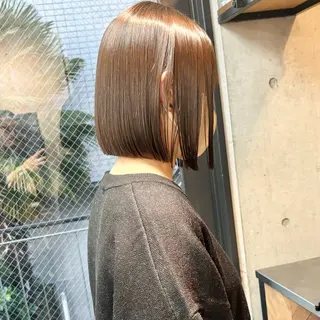 ショート カラー パーマ ショートボブ髪質改善 縮毛矯正のプロ山道潤のヘアスタイル