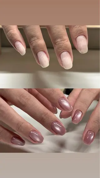 ミディアム めぐみのネイルサロン スタッフ練習のネイルデザイン