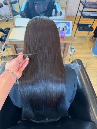 ロング カラー 艶髪/髪質改善 /透明感カラー/鴻巣のヘアスタイル