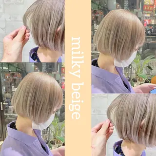 ショート カラー ✨髪質改善専門店✨ QOLU✨のヘアスタイル