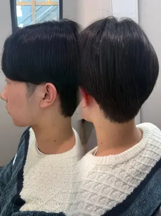 ショート メンズ 藤崎百道メンズカット Zina/森井唯央のヘアスタイル