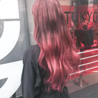 ロング カラー 前濱 ノゾミのヘアスタイル
