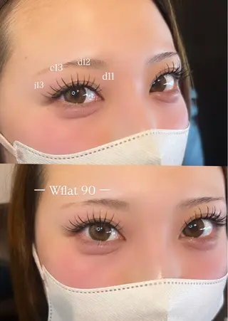 マツエク・マツパ le'a first Mikakoのマツエク・マツパデザイン