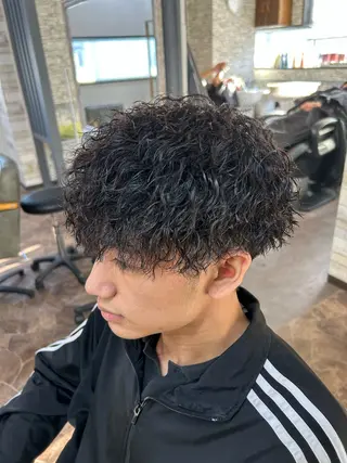 ショート パーマ メンズ HRK1st RYOKIのヘアスタイル
