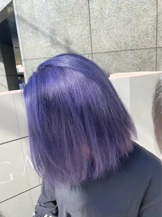 ミディアム カラー Jill franc _ ayanoのヘアスタイル