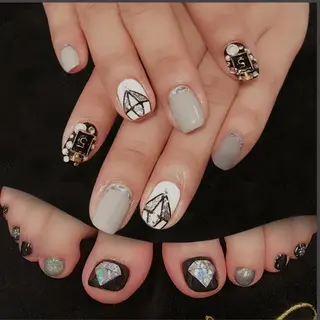 ネイル ラベンダー💖日暮里 ルル💖ネイルのネイルデザイン