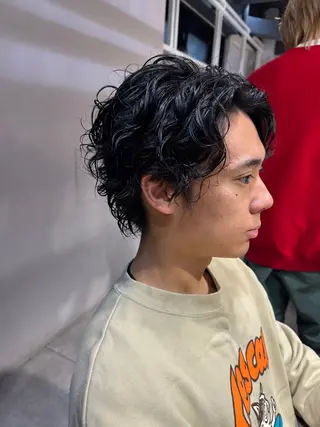 ミディアム パーマ メンズ 似合う髪型が 分からない方へのヘアスタイル