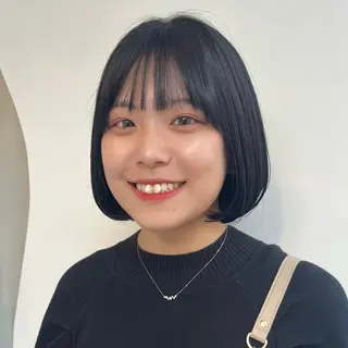 ミディアム カラー ボブ/透明感カラー /大宮/たぐち🥣のヘアスタイル