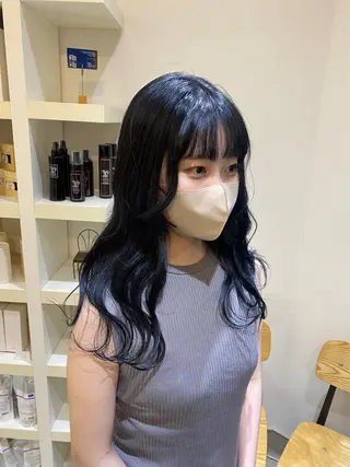ロング カラー 堀越 美羽のヘアスタイル