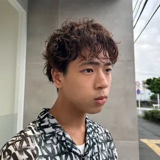 メンズ 韓国メンズ特化 パーマSatskiのヘアスタイル