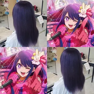 ロング カラー 派手髪/ハイトーン/ エクステ✨ユウキのヘアスタイル