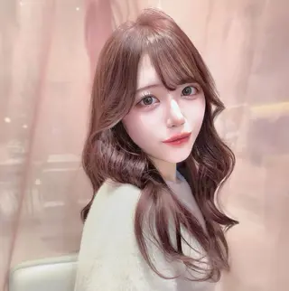 ロング カラー 韓国ヘア/レイヤー/ 顔まわり/りょーとのヘアスタイル