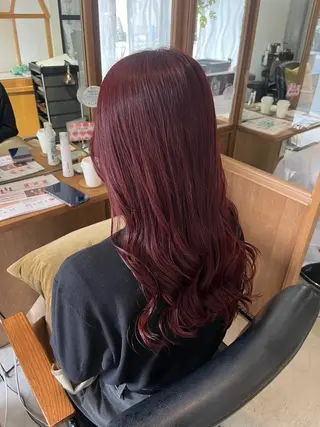 ロング FERIA池田 神原萌花のヘアスタイル