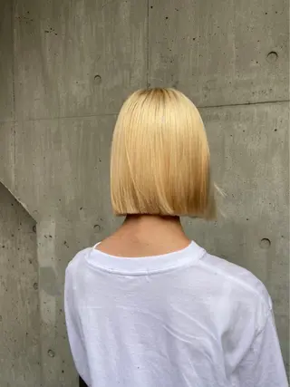 ショート Bob&ハイトーン 専門家CHIHIROのヘアスタイル