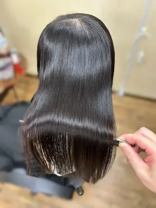 ロング みやたゆうき 髪質改善講師のヘアスタイル