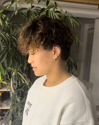 パーマ ayu omochaのヘアスタイル
