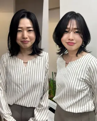 ミディアム 峠 祐樹のヘアスタイル