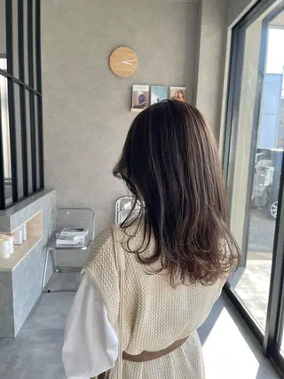 ミディアム カラー 一ノ瀬 暁のヘアスタイル