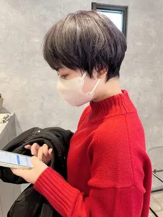 ショート HEDI　美谷添 貫太のヘアスタイル