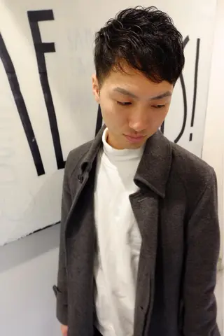 カラー パーマ ヘアアレンジ メンズ ちこ .のヘアスタイル