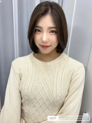 ショート カラー うる艶ヘア♡韓国好き 透明感　shotaのヘアスタイル