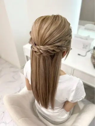 ロング ヘアアレンジ ヘアセット専門店 Rのヘアスタイル
