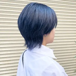 ショート カラー メンズ ✂︎ウルフ・ショート ✂︎MIKUNIのヘアスタイル