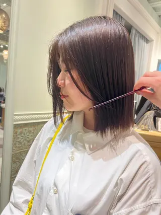 ミディアム 似合わせカラーの達人 ダブルカラー/森栄範のヘアスタイル