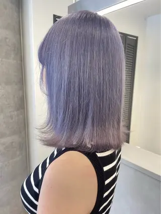 ミディアム カラー Loob.TOKYO YUUNAのヘアスタイル