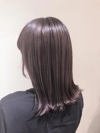 ミディアム カラー パーマ ヘアアレンジ 【ツヤ髪美容師】 ツダケイスケのヘアスタイル