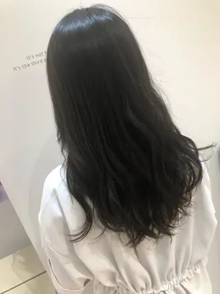 セミロング カラー 鍵谷 公宏のヘアスタイル