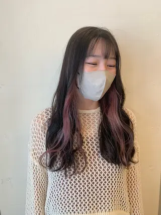 セミロング カラー 髪質改善＊韓国ヘア＊ レイヤー＊IBUKIのヘアスタイル