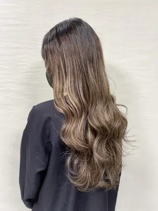 ロング カラー ヘアアレンジ 髪質改善【縮毛矯正】 北千住 田邉 澪のヘアスタイル