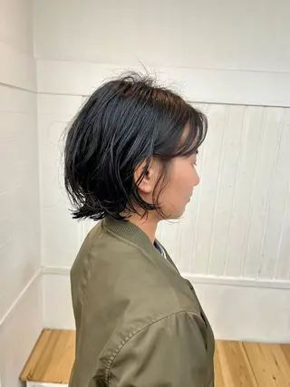 ミディアム 毛流れヘア×眉 ワックス/RIKUのヘアスタイル