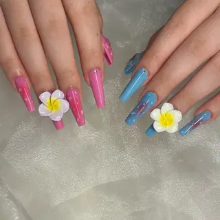 ロング 美フォルムスカルプ✨ RENAのネイルデザイン