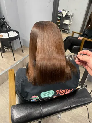 ミディアム マツダ レンのヘアスタイル