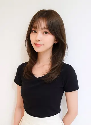 ロング Gain池下 レディースのヘアスタイル