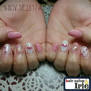 カラー パーマ ヘアアレンジ メンズ キッズ ネイル 與儀 知佳のネイルデザイン