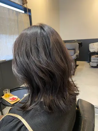 ミディアム 💫縮毛矯正/ カット💫徳永あい子のヘアスタイル