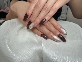 ロング 宮崎 もものネイルデザイン