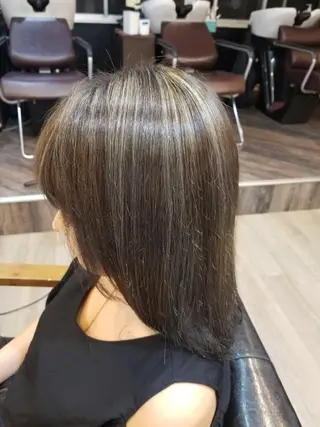 ミディアム カラー bathair  所属・bathair 持田侑祐のヘアスタイル