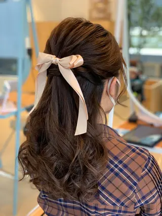 ロング ヘアアレンジ 北川 拓也のヘアスタイル