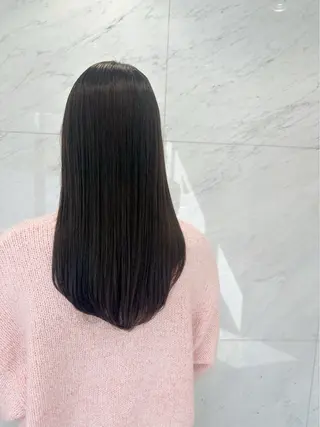 セミロング パーマ 古田 昂也のヘアスタイル