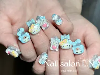 ネイル E.N🦋 長さ出し/持ち込みのネイルデザイン