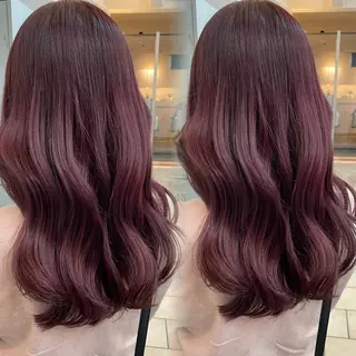 セミロング カラー ブリーチなしカラー kana🐱のヘアスタイル