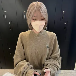 ショート カラー XYZ新宿所属・⭐️DAIKI⭐️ ハイトーン/髪質改善のヘアスタイル