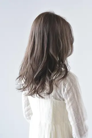 ミディアム カラー パーマ 髪質改善特化KIZU /艶髪研究（京都）のヘアスタイル