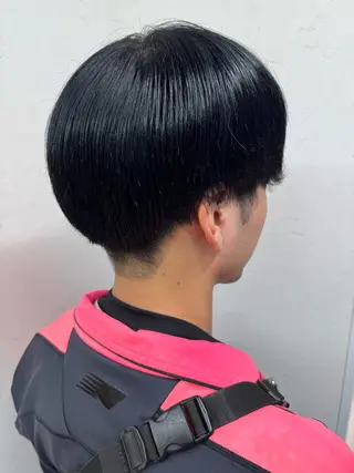 ショート カラー メンズ パーマ/ハイトーン /吉田眞のヘアスタイル