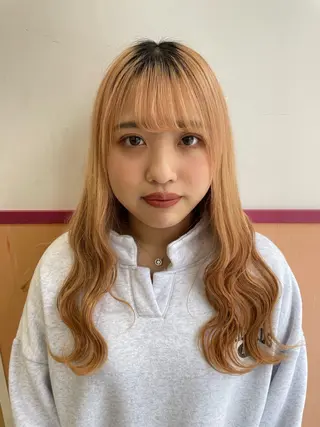 ヘアアレンジ 🍨デザインカラー/ ブリーチ”みさき🐇のヘアスタイル