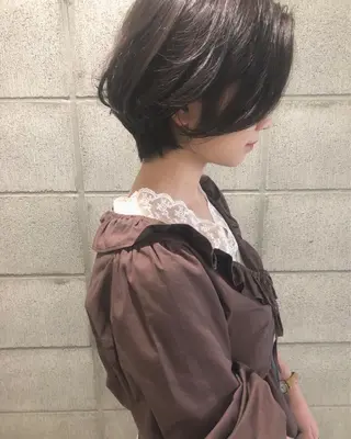 ショート カラー ヘアアレンジ ボブ/ミニボブ/ 立河今日子のヘアスタイル